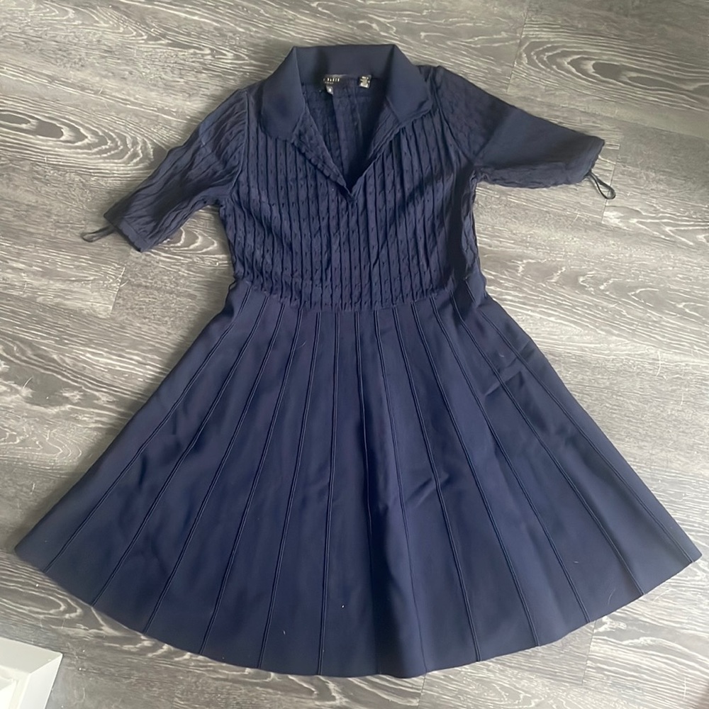 Ted Baker lightweight knit fit n flare dress